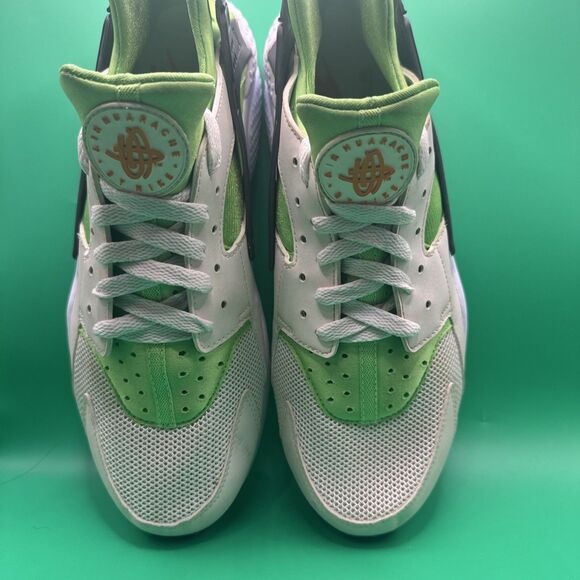 Nike Air Huarache Action Green Off White Sneakers 318429-304 Mens Size 11 main image 7